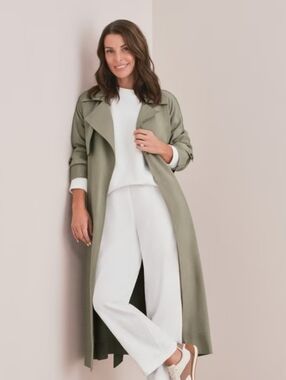 Womens Primark By Coleen Draped Trench Coat